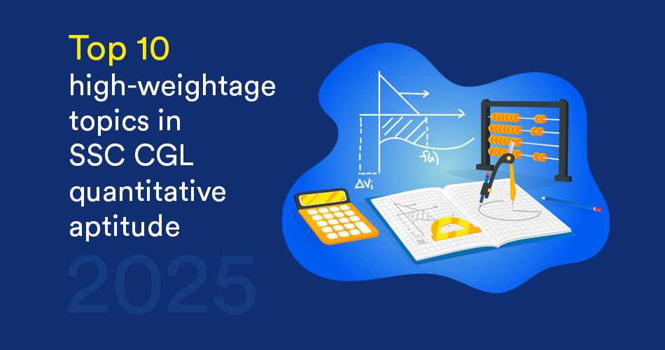 Top 10 SSC CGL quantitative aptitude topics with high weightage Top SSC CGL quantitative aptitude topics 2025